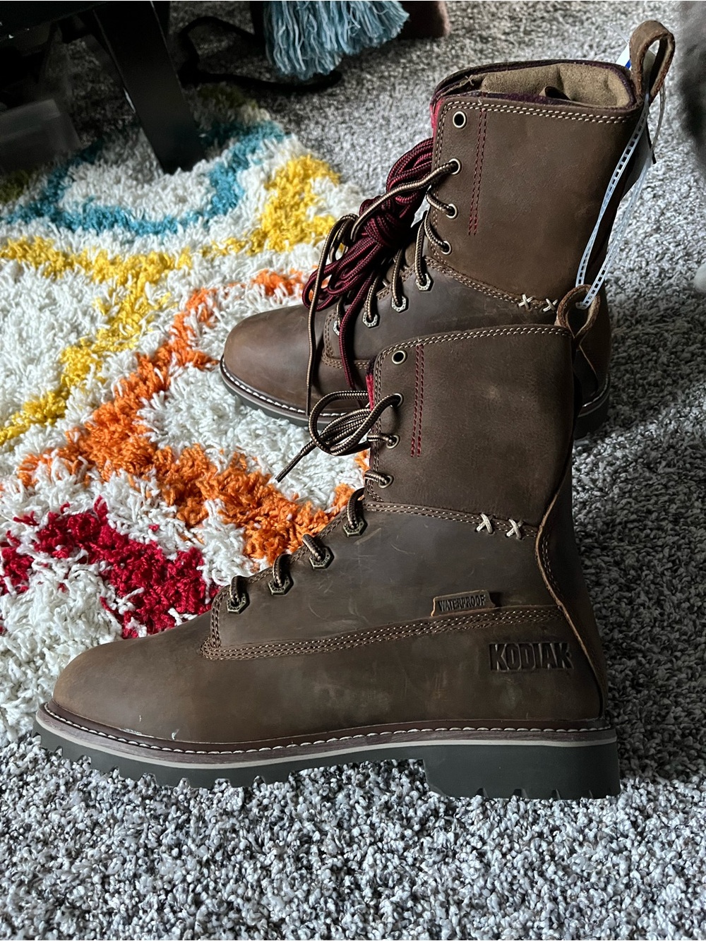 New WOMEN'S KODIAK BRALORNE WATERPROOF BOOT 8